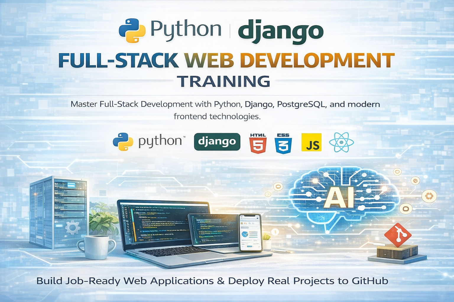 Python Django Full-Stack Web Development Training