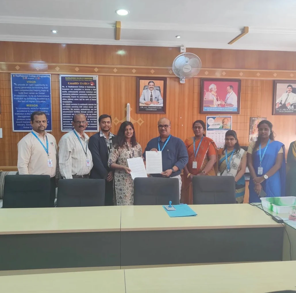 MoU with RajaRajeswari College of Engineering