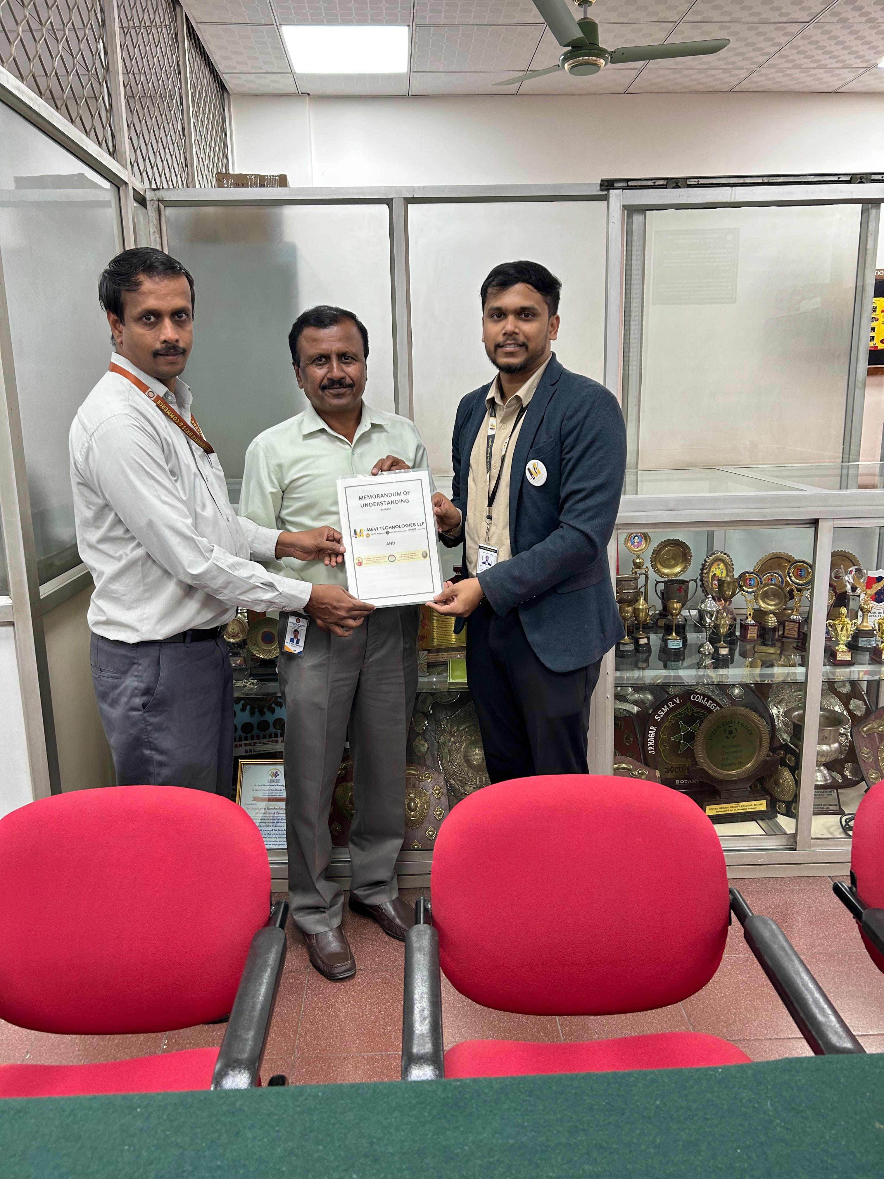 MoU with Sri Jagadguru Renukacharya College of Science Arts And Commerce